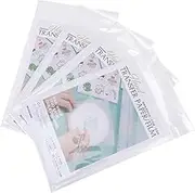 ARTIBETTER 16Pcs Water Soluble Film Embroidery Backing Transfer for DIY Sewing for Hand Embroidery Custom Designs and Stabilizing