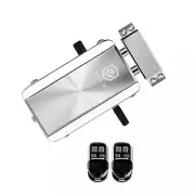 Wireless Smart Door Lock Silver Hidden Keyless TTLock Bluetooth Remote control