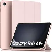 [Leonids] Case for Samsung Galaxy Tab A9+/A9 Plus 11-Inch 2023 Released, Anti-Scratch & Foldable Protective Tablet Cover Support Auto Wake/Sleep (Pink Sand)