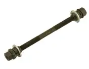 NEW! Original Bicycle Steel Rear Hub Axle 3/8 x 175mm In Black.