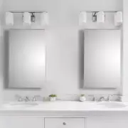 Glacier Bay Medicine Cabinet With Polished Edge Mirror And 6-Shelves 16"Wx26"H