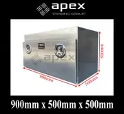 BRAND NEW TOOLBOX FLAT ALUMINIUM TOOL BOX - TRUCK UNDERTRAY STORAGE -15005FPL
