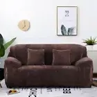 Thick Plush Fabirc Sofa Cover 1/2/3/4 Seater Elastic Couch Cover Slipcover 1PC
