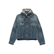 [Jean Paul Gaultier] Jean Paul Gaultier Hooded Denim Jacket XS BLUE
