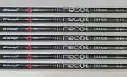 UST RECOIL 4-PW 780 ES F4 STIFF FLEX GRAPHITE IRON SHAFTS .355 taper Tip set of7