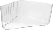 Bathroom Corner Shelf Acrylic Storage Rack for Shampoo Toothbrush Razor Corner Stand Organizer for Bathroom Modern Design Space-saving