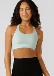 [Lorna Jane] Amy Maximum Support Sports Bra in Blue, Size - Small S Mystic Blue