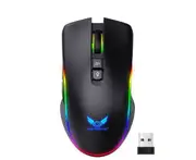 M07 2.4G Wireless Mouse RGB Luminous Quiet Rechargeable for Tablet