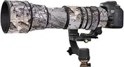 CHASING BIRDS Camouflage Waterproof Lens Coat for Sigma 150-600mm F5-6.3 DG OS HSM Contemporary Rainproof Lens Protective Cover (Withered Leaf Camouflage)