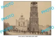 8x6 PHOTO OF OLD BALLARAT FIRE BRIGADE STATION 1895