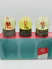 Set of 3 Water SnowGlobes me myself and Elf Mediating Elf