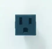 US Power Socket 15A Standard Outlet Plug Power Receptacle AC 125V Black