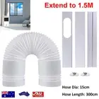 Portable Air Conditioner 1.5M Window Sliding Seal Plate Vent Kit with 15cm Hose