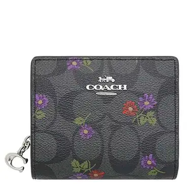 COACH 短夾3 In 1 Wallet In Signature Canvas | 合歐美精品購| 樂天