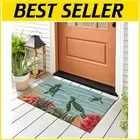 Durable 2' x 3' Indoor/Outdoor Baby Turtles Rug – Whimsical Coastal Decor