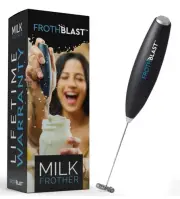 Milk Frother Handheld Battery Operated Electric Whisk Drink Mixer foam maker