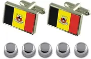 [Select Gifts] Shirt Dress Studs Colonia Tovar City Venezuela Flag Cufflinks