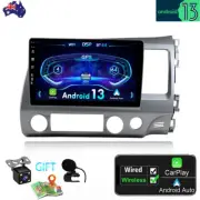 Carplay Car Stereo Radio Head Unit For Honda Civic 2006-2011 GPS NAVI Android 14 (for: Honda Civic)