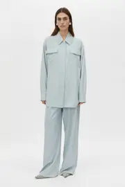 Nevis Over Shirt in Dusk Blue - CAMILLA AND MARC® C&M