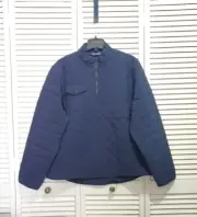 NWT $228 Polo Ralph Lauren Mens Golf Quarter Zip Quilted Pullover Navy XL