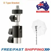 D Type Bracket Umbrella Holder Light Stand F Godox Yongnuo Camera Flash Speedlte