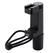 PU366 Handheld Grip Rig Stabilizer ABS Tripod Adapter Mount with Cold Shoe Base Wrist Strap for Smartphones for DSLR Cameras for Action Cameras