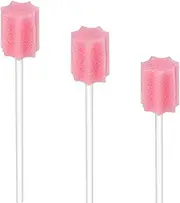 Disposable Oral Swabs, Sterile Dental Sponge Swabsticks Unflavored for Mouth & Gum Cleaning