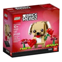 在飛比找蝦皮購物優惠-樂高 LEGO 40349 大頭 情人節愛心狗 小狗 Bri