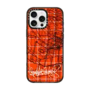 iPhone 16 Pro Max Impact Case RM Orange Grid