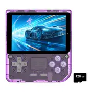 Powkiddy V10 Handheld Game Console 128GB Transparent Purple