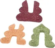 Abaodam Rabbit Chew for Teeth Health Hamster Treats for Guinea Pig Chinchilla Small Animal Grinding Enhance Activity Coordination Options for Fun Play