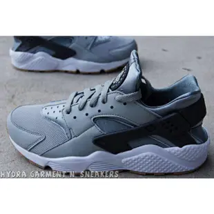 【HYDRA】Nike Air Huarache 黑綠 牛奶糖底 黑武士 男女鞋 【318429-022】