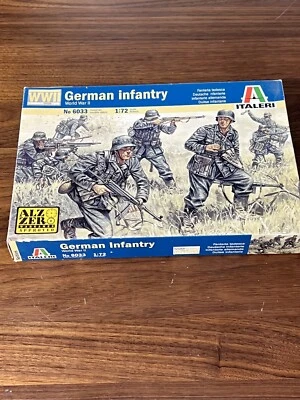 Italeri 1/72 6033 WWII German Infantry (50 Figures, 15 Poses)