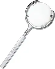 VALICLUD Handheld Reading Magnifier Lens for Seniors Lightweight Compact Magnifying Glass for Books Maps Newspapers for Low Easy Use Anytime