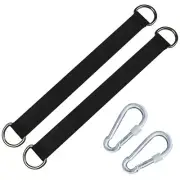 Tree Swing Straps Hammock Hanging Kit Holds 2200 Lbs with Lock Snap Carabiners