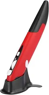 Ergonomic Mouse, USB Pen PC Parts Handwriting Mouse Pen Innovative Custom Vertical Mouse for Laptop, Computer(red, PR-03)