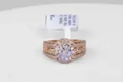 Bella Luce Remy Rose Cut Simulated White Diamond Eterno Ring Size 8