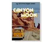 Canyon Moon White Frame Poster