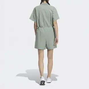 【adidas 愛迪達】運動服 洋裝 女上衣 FOT JUMPSUIT(HY2843)