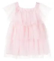 [Patachou] Patachou Polka-dot tulle dress M 12 pink