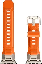FKMBD FKM Watch band，For Apple Watch band S10 46mm 42mm Ultra 49mm 45mm 44mm Fluororubber Watchbands Waterproof Strap