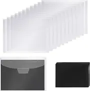 12 Pcs Clear Stamp and 12pcs Thickness Die Storage Pockets Rubber Magnetic Sheets Resealable Storage for Album Stamp