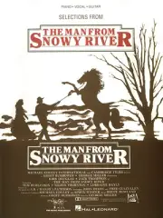 Man from Snowy River Movie Piano Solo Sheet Music B Rowland Hal Leonard Book