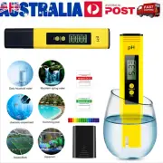 Water PH Meter Test Pen Digital Electric Portable Hydroponics Aquarium Tester AU