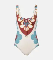 [La DoubleJ] La DoubleJ Sunset printed swimsuit UK 10 multicoloured