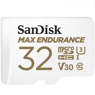 SanDisk 32GB 32G microSDHC Max Endurance V30 U3 4K C10 錄影記憶卡