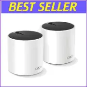 Deco AX3000 WiFi 6 Mesh System - Covers 4500 Sq.Ft for Seamless Connectivity