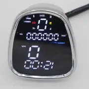Motorcycle Speedometer Digital LCD Electronics For Honda C70 C90 LED Adjustable