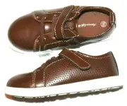 American Eagle/SmartFit Toddler Boys' Liam Perforated Casual Brown Shoes