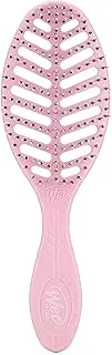 Wet Brush Go Green Speed Dry Hair Brush, Pink - Vented Design & Ultra Soft HeatFlex Bristles - Ergonomic Handle Manages Tangle & Uncontrollable Hair - Pain-Free Hair Accessories